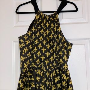 Pinup Couture Harley Dress in Fleur De Lis